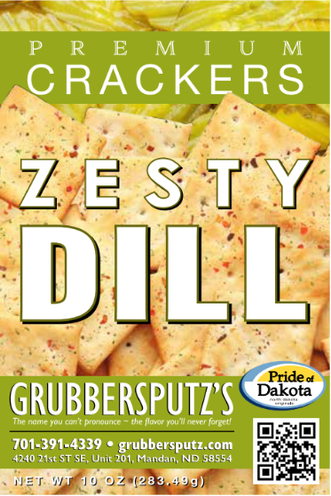 Zesty Dill Cracker Label