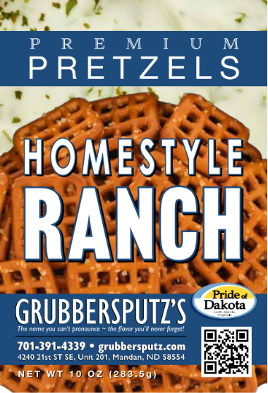 Ranch Pretzel Label