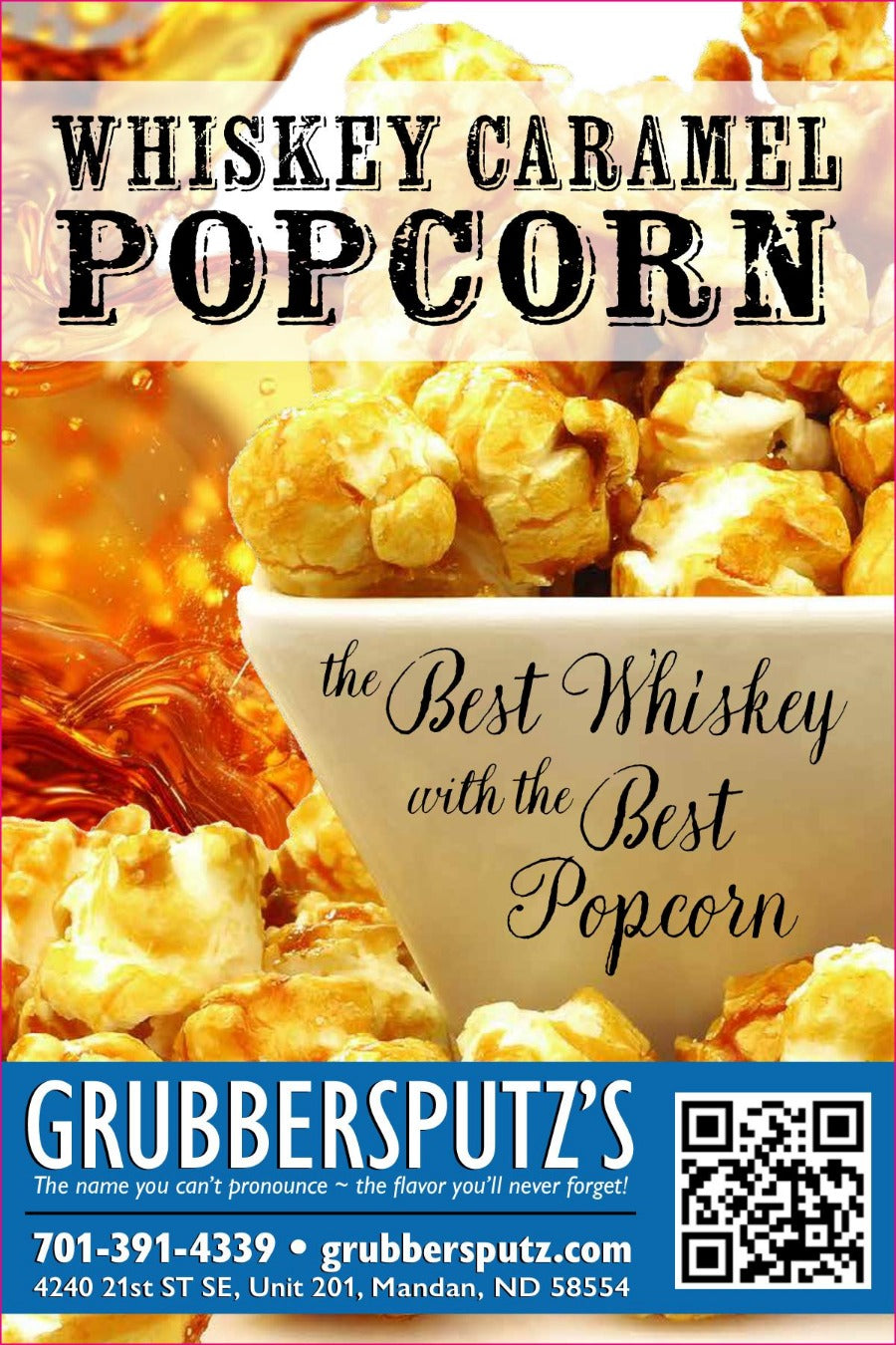 Whiskey Caramel Popcorn