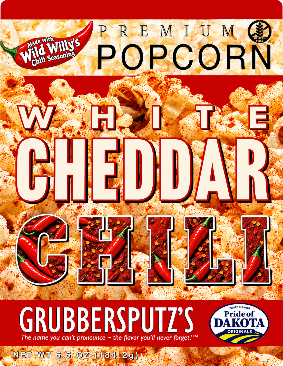 White Cheddar Chili Popcorn